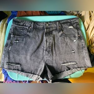 Black Jean Shorts Wild Fable High Rise
